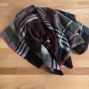 LOFT Plaid Infinity Scarf